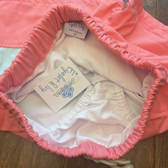 NWT Eyelet & Ivy Color Block Swim Trunks - size 10 - price is firm - Picture 3 of 3